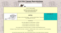 Desktop Screenshot of civilwarcannons.com